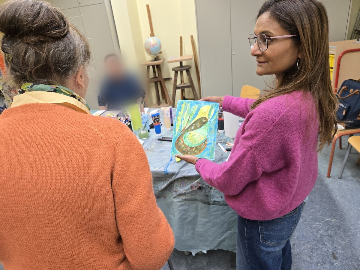 Atelier art et bien-être, participant anonymisé